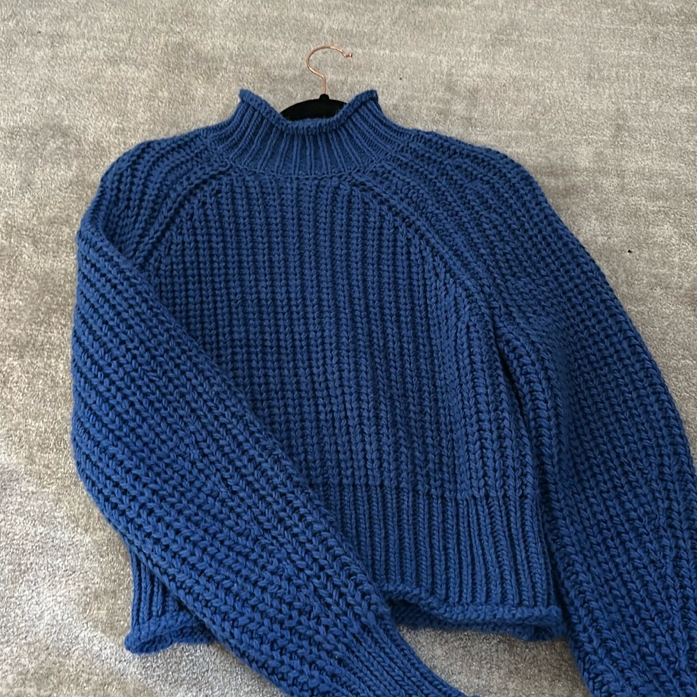 Blue Knit Sweater H&M